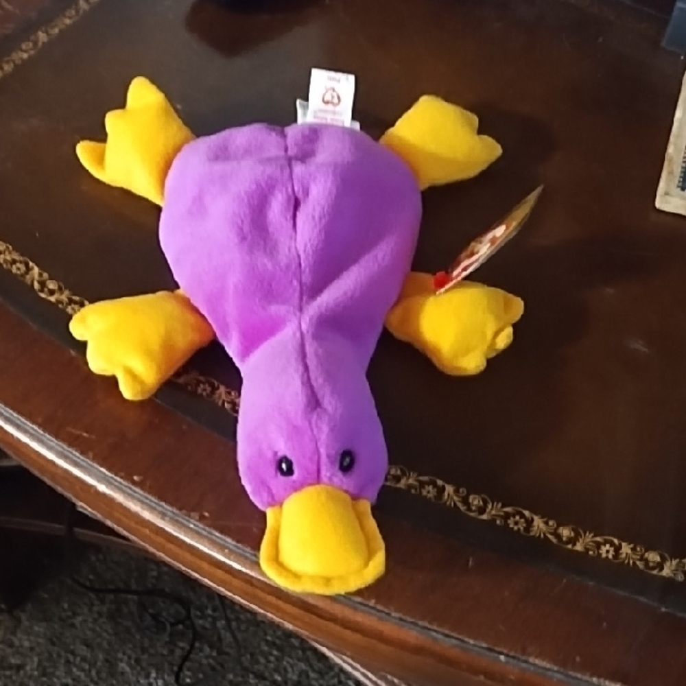 TY Beanie Baby Patti The Platapus 1993 In New Condition.